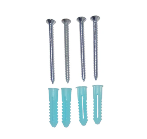 Wall Mount Screws with Anchors for Shower Hinges